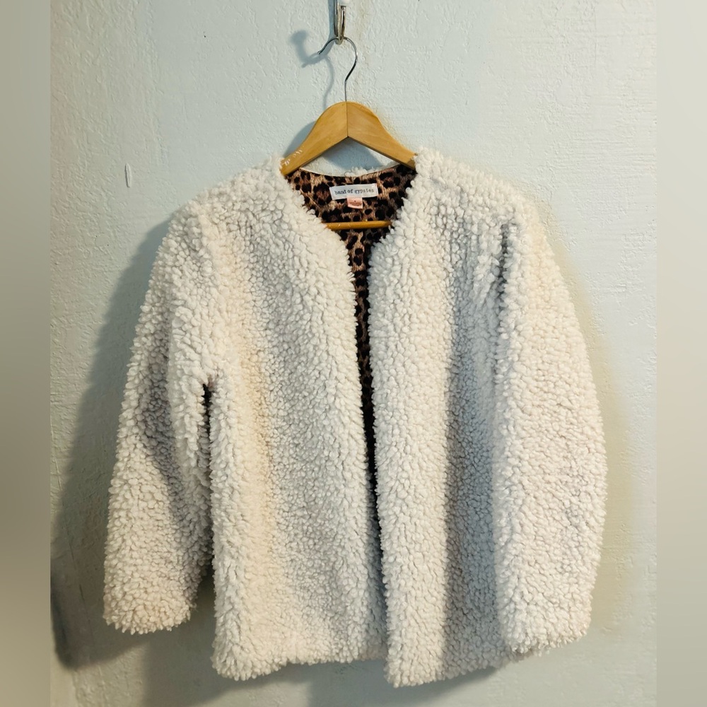 Faux sheep dress coat
